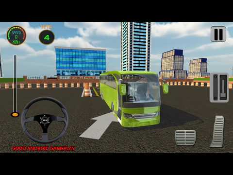 Bus Driving Academy 3D - NEW Green Bus Unlocked | Simple Parking Mode | Android GamePlay FHD