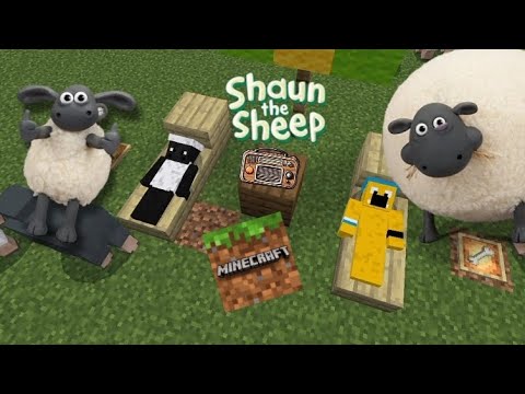 Shaun the Sheep recreated in Minecraft [Sprout Shooters].