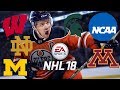 NHL 18 - NCAA Hockey Teams - Big Ten