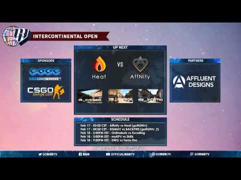 Affinity vs HEAT | (bo3) Map 1 Overpass | $1,000 RGN NA Intercontinental Ro8