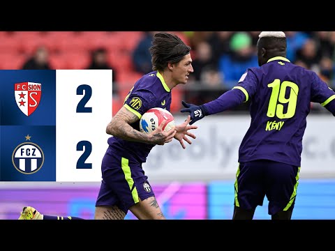 🎥 2:2-REMIS NACH 0:2-RÜCKSTAND | FC SION – FC ZÜRICH – 2:2