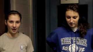 preview picture of video 'Valley Central girls' basketball team captains preview the 2012-13 season'