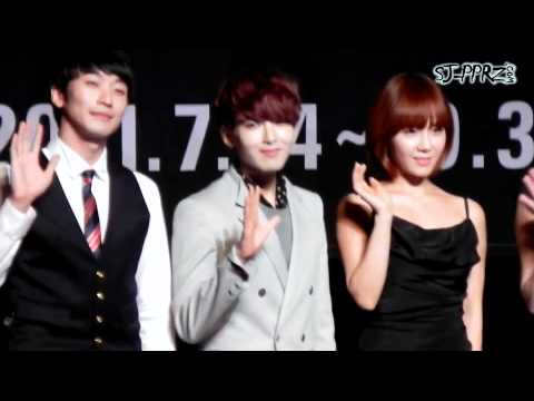 [HD FANCAM] 110615 Ryeowook @ 'Temptation of Wolves' Musical Press Conference  (Part 4 )