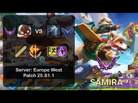 Corki Mid vs Viktor - EUW Master - Patch 25.S1.1