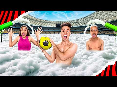 I TURNED MY FIELD INTO A FOAM POOL!