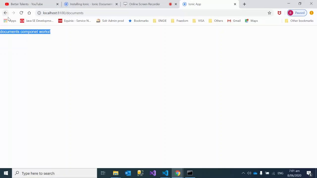 Build Ionic App using Angular 8 Part 4