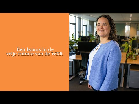 Een bonus in de vrije ruimte van de WKR