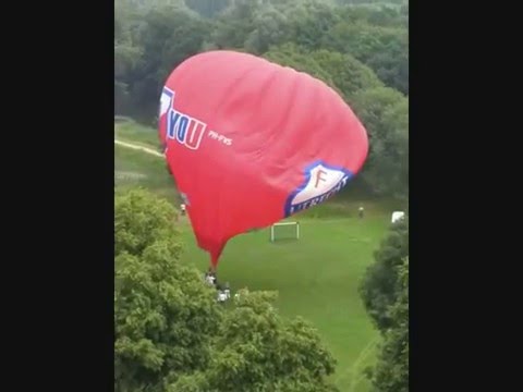 Maiden Voyage of FC Utrecht Hot Air Balloon.wmv