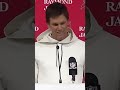 Tom Brady wasn't holding back after getting the win against the Rams? #shorts