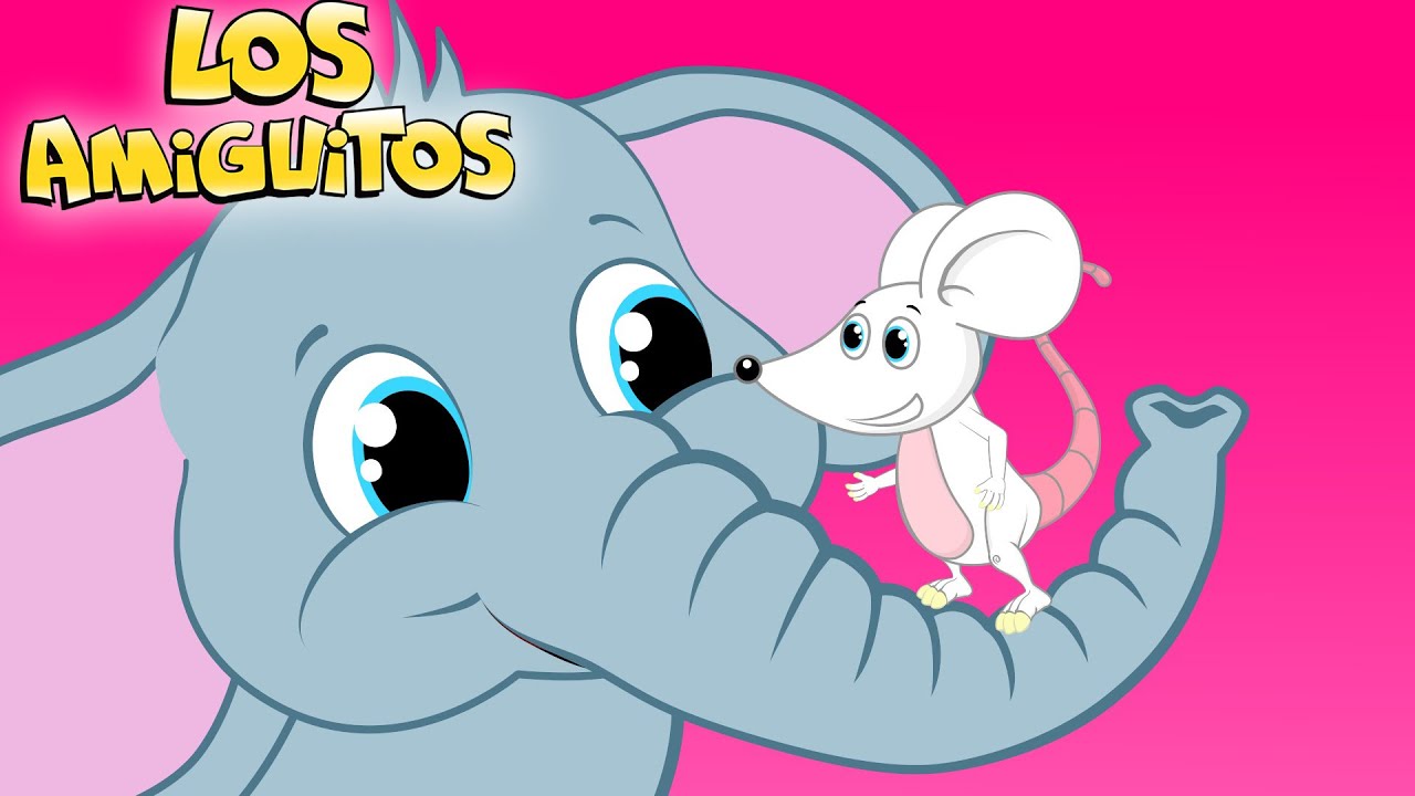 El Elefante y El Raton cancion infantil | Los Amiguitos Canciones Infantiles