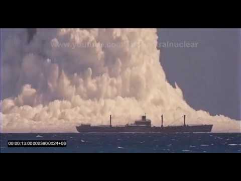 Operation Hardtack Umbrella underwater nuclear explosion 1958