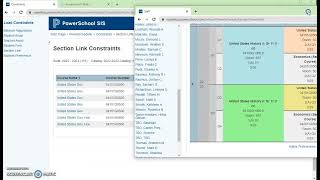 PowerScheduler: How to Link Sections