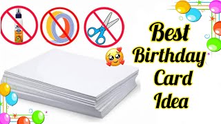 Download lagu Happy Birthday greeting card making/ how to make card for Birthday/ Easy & Beautiful birthday card mp3