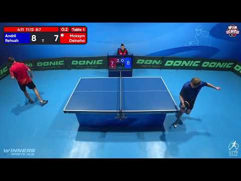 11:00 Andrii Rehush 0-3 Maksym Deineha West 1 WIN CUP 18.12.2022 | TABLE TENNIS WINCUP