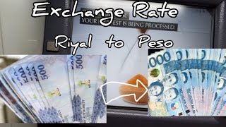 EXCHANGE RATE SAUDI RIYAL TO PHILIPPINE PESO