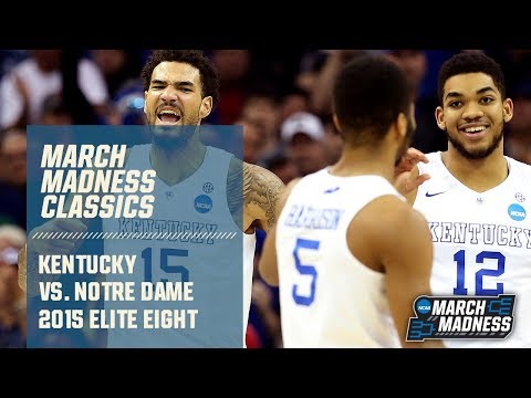 Kentucky vs. Notre Dame: 2015 Elite Eight | FULL GAME
