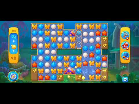 Fishdom Atlantis Cup Stage 256 (with ingame lightning booster) @choraelmin