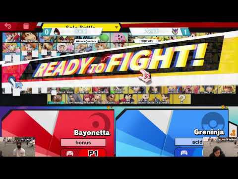 BOWU x SSBE #43 - Winners Quarters - Dori (Bayonetta) vs AciD (Greninja)