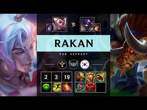 Rakan Support vs Alistar - KR Challenger Patch 25.06