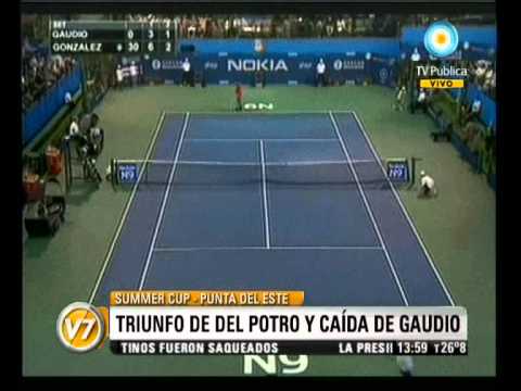 Visión Siete: Triunfo de Del Potro y caída de Gaudio