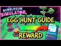 HOW TO GET ALL THE EGGS EGG HUNT GUIDE FOR BUBBLE GUM SIMULATOR 2020 ROBLOX