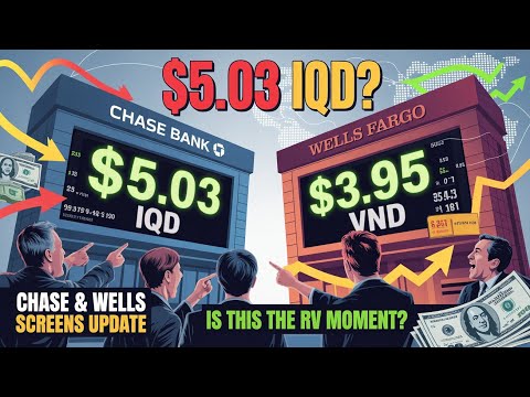 🚨CHASE & WELLS NOW SHOW IQD $5.03 💥 VND $3.95 – IS THIS THE OFFICIAL RV MOMENT?!🔥