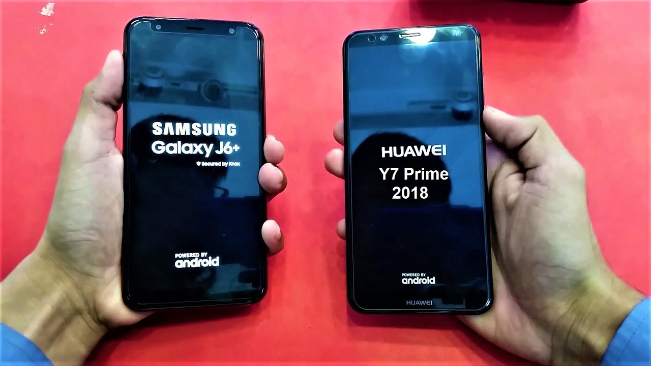 Samsung Galaxy J6 Plus vs Huawei Y7 Prime 2018 - Speed Test - (FHD)