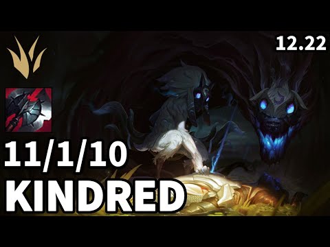 Kindred Jungle vs Camille - KR Master | Patch 12.22