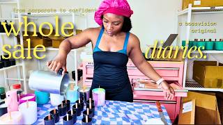 HOW I HANDLE WHOLESALE FOR MY BUSINESS + PREPPING SAMPLES FOR GYM