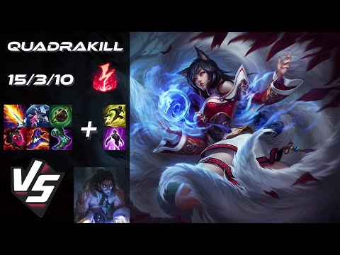 MID Ahri vs Sylas [QUADRAKILL] - NA Challenger Patch 25.S2.6