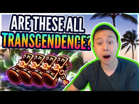 UNBELIEVABLE! 3 Nat 5 IN A ROW! - Hidden Transcendence Scrolls?! - Summoners War