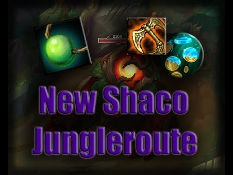 New Jungle Route For Shaco  (Early Tiamat)