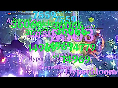 Nahida's Best Team: HYPERBLOOM! (C0) ft. Kuki Shinobu | Genshin Impact 3.2