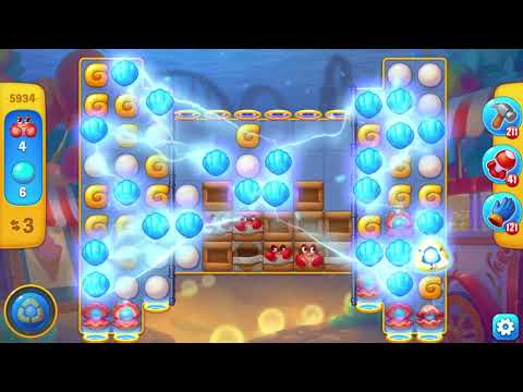 Fishdom 5934 Level - 16 moves - NO BooSTERS