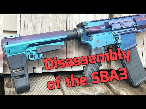 SBA3 arm brace prep for Cerakote, Duracoat or paint. #SBA3 #cerakote