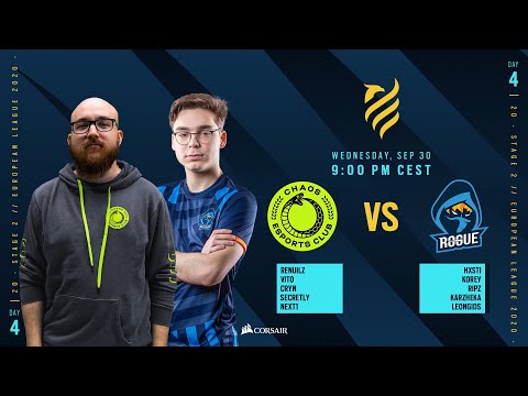 Rogue vs Chaos EC // Rainbow Six European league 2020 - Stage 2 - Playday #4