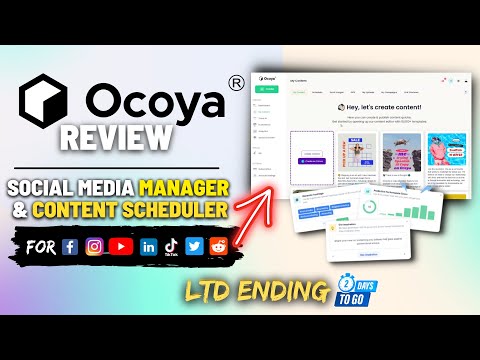 Ocoya Review - Social Media Automation tool with A.i Writer