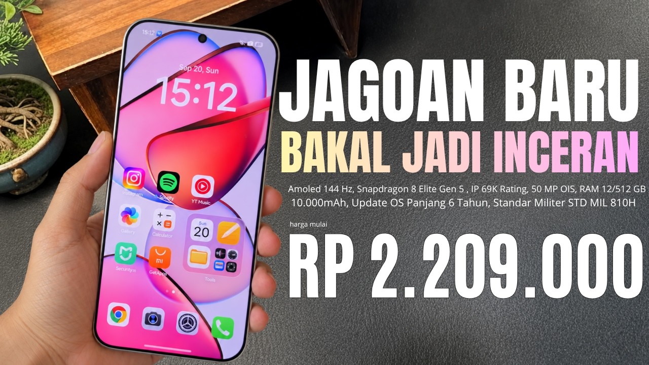 JANGAN BURU-BURU BELI HP‼️ADA HP 10.000mAh + RAM 12/512GB INI SEBENTAR LAGI RILIS DI INDONESIA