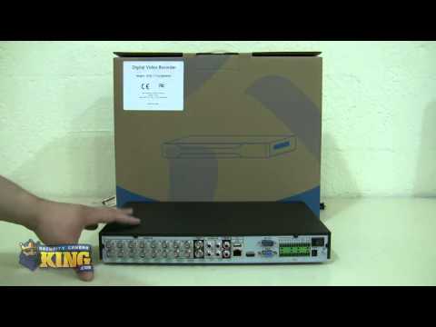 16 Channel Ultimate Mini Series D1 Realtime Security DVR Unboxing - DVR-LT16480MHD