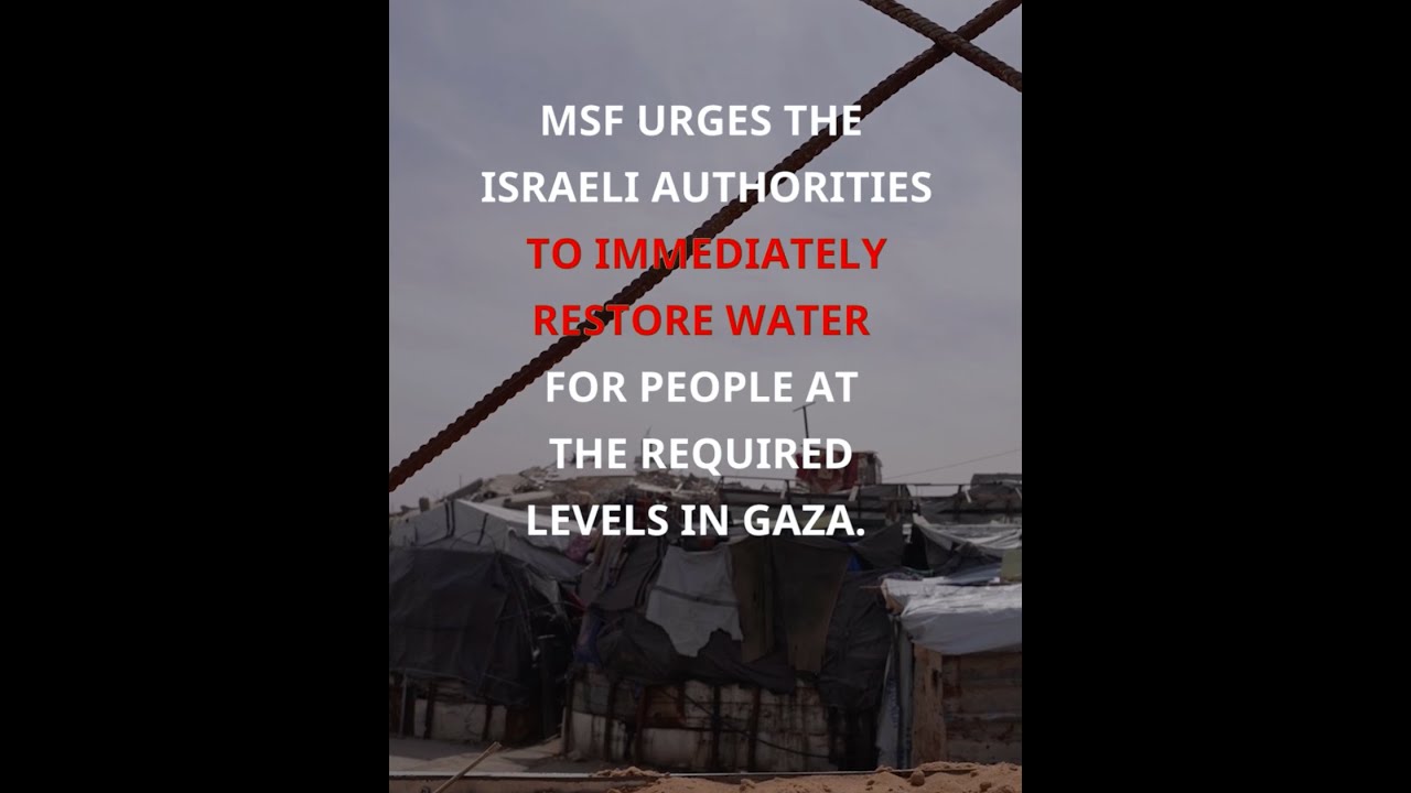 How water is being used as a weapon in #Gaza