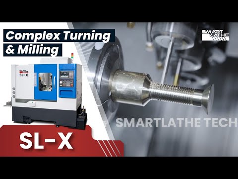 How the SL-X CNC Lathe Handles Complex Turning and Milling in One Setup? #cnclathe #smartlathe