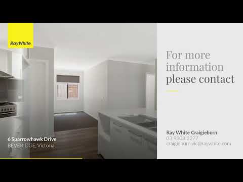 6 Sparrowhawk Drive, Beveridge, VIC 3753, 4 कमरे, 2 बाथरूम, House