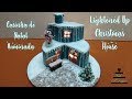 Bolo Casinha De Natal Iluminada Lightened Up Christmas House Cake ENGLISH SUBTITLES