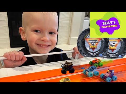 NEW MONSTER JAM MINI UNBOXING - Series 8 Video for Kids