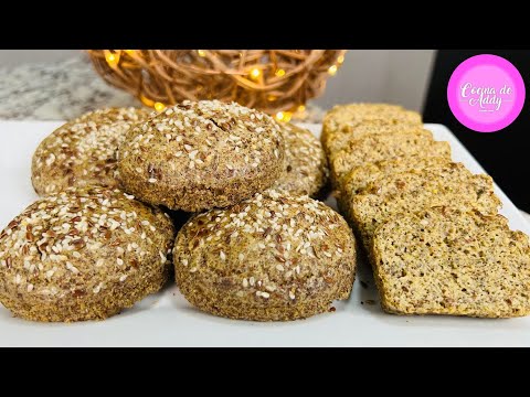 El PAN DE CHIA Y LINAZA que controla azúcar, quema grasa y evita trigliceridos. MENOPAUSIA-Diabetes