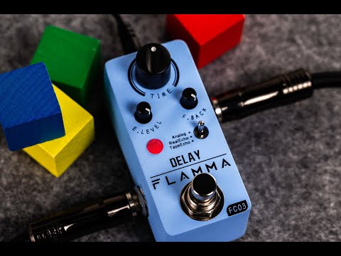 Демонстрация педали Flamma FC03 Delay