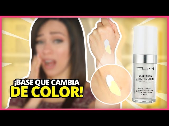 Vídeo relacionado con Base 4 en 1, Base Que Cambia de Color, Espectro Medio con SPF 50+ y Acabado Impecable, Hidratación, Larga Duración y Resistente al Agua, Para Gimnasio 30ML (Color Changing Foundation, 1 Pieza)