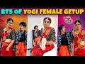 Yogi Turned As Female Getup In Mr Mrs Chinnathirai Myna Wings