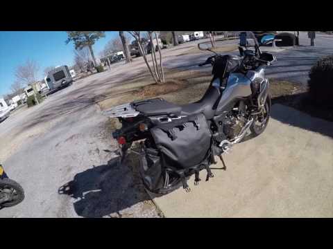 Giant Loop Round the World Panniers on the Honda Africa Twin