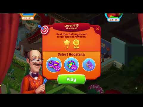 🎯 Homescapes 415 One Shot Level - 33 moves + 💥💥🧨💣